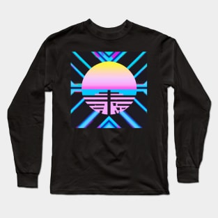 Strange circle with cross in the middle Long Sleeve T-Shirt